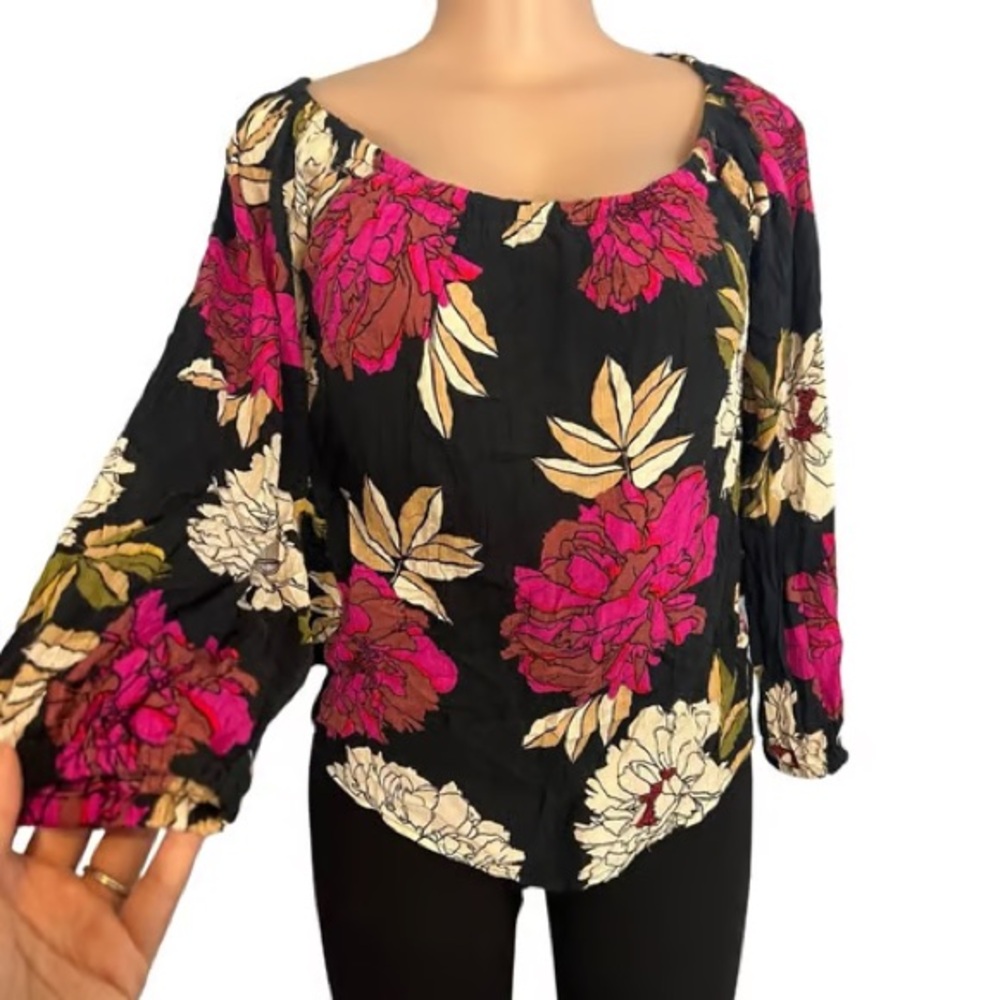 Billabong Mi Amore Floral Off Shoulder Blouse🦎🌵